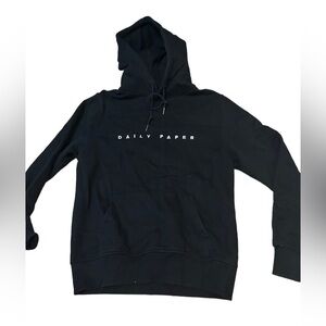 Daily Paper Black Cotton Alias Pullover hoodie